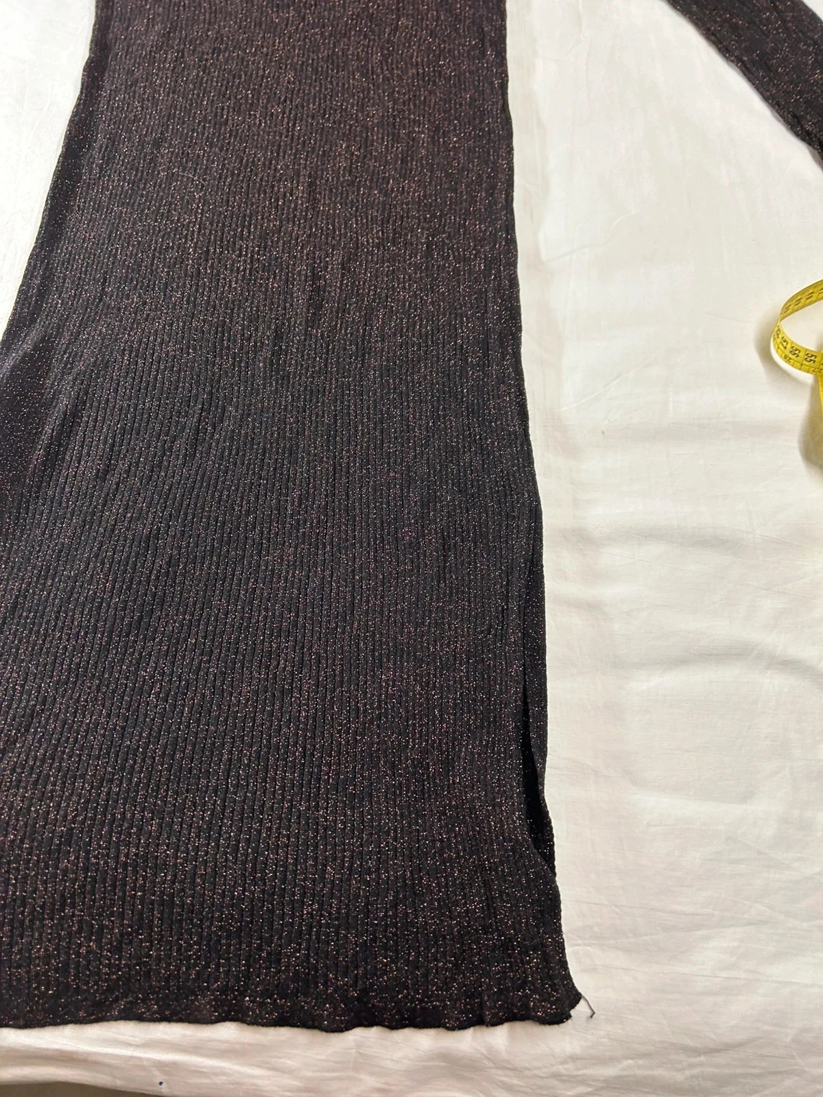 Bruine lange jurk met strass promod – photo 4